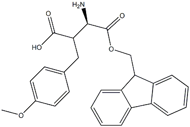 Fmoc-(R)-3-amino-2-(4-methoxybenzyl)propanoicacid Structural