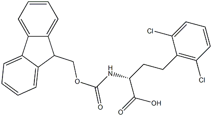 Fmoc-2,6-dichloro-D-homophenylalanine Structural