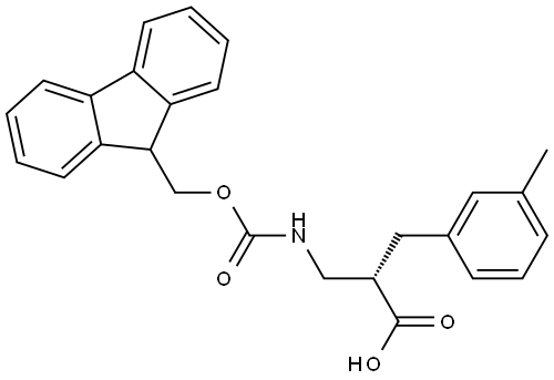 Fmoc-(S)-3-amino-2-(3-methylbenzyl)propanoicacid Structural