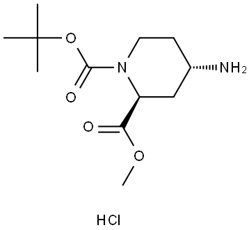 trans-1-tert-Butyl 2-methyl-4-Aminopiperidine-1,2-dicarboxylate hydrochloride