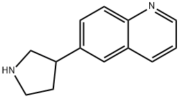 Quinoline, 6-(3-pyrrolidinyl)- Structural