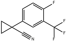 1-(4-fluoro-3-(trifluoromethyl)phenyl)cyclopropanecarbonitrile