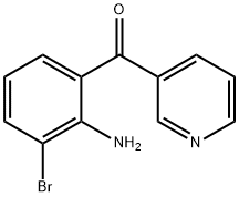 Methanone, (2-amino-3-bromophenyl)-3-pyridinyl- Structural