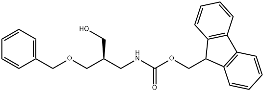 Fmoc-(R)-3-amino-2-((benzyloxy)methyl)propan-1-olhydrochloride Structural