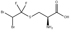 S-(2,2-Dibromo-1,1-Difluoroethyl)-L-Cysteine Structural
