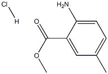methyl 2-amino-5-methylbenzoate hydrochloride Structural