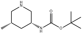 tert-butyl N-[(3R,5S)-5-methylpiperidin-3-yl]carbamate