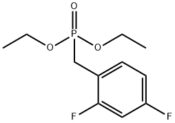 diethyl (2,4-difluorobenzyl)phosphonate Structural