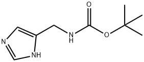 tert-butyl N-[(1H-imidazol-4-yl)methyl]carbamate Structural