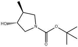 tert-butyl (3R,4S)-3-hydroxy-4-methylpyrrolidine-1-carboxylate
