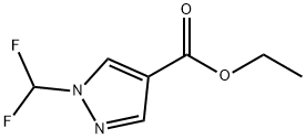 ethyl 1-(difluoromethyl)-1H-pyrazole-4-carboxylate Structural