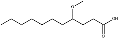 Undecanoic acid, 4-methoxy- Structural