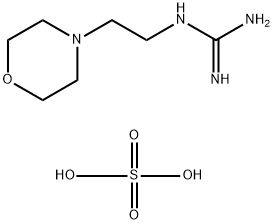 Bis(2-[2-(morpholin-4-yl)ethyl]guanidine), sulfuric acid Structural