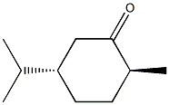 trans-2-methyl-5-isopropylcyclohexanone, (2S) Structural