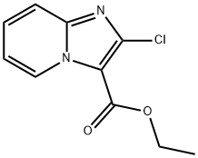 Imidazo[1,2-a]pyridine-3-carboxylic acid, 2-chloro-, ethyl ester Structural