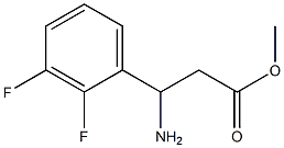 METHYL 3-AMINO-3-(2,3-DIFLUOROPHENYL)PROPANOATE