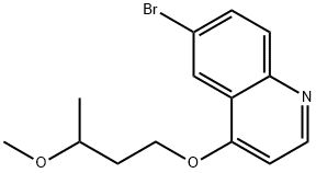Quinoline, 6-bromo-4-(3-methoxybutoxy)- Structural