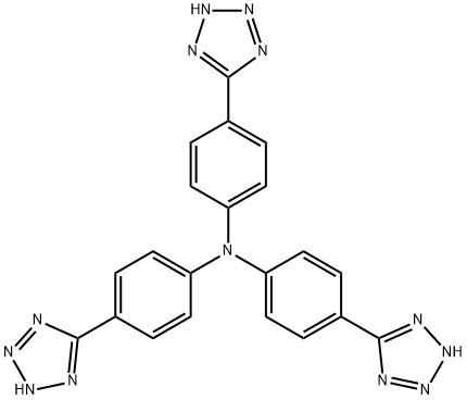 Tris(4-(2H-tetrazol- 5-yl)phenyl)amine Structural