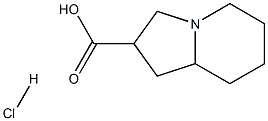 octahydroindolizine-2-carboxylic acid hydrochloride Structural