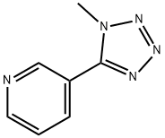 Pyridine, 3-(1-methyl-1H-tetrazol-5-yl)- Structural