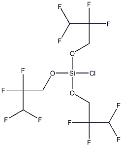 Tris(2,2,3,3-tetrafluoropropoxy)chlorosilane Structural