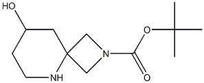 tert-butyl 8-hydroxy-2,5-diazaspiro[3.5]nonane-2-carboxylate Structural