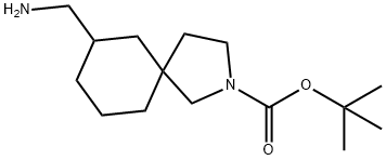tert-butyl 7-(aminomethyl)-2-azaspiro[4.5]decane-2-carboxylate Structural