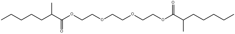 Heptanoic acid, 2-methyl-, 1,2-ethanediylbis(oxy-2,1-ethanediyl) ester (9CI) Structural