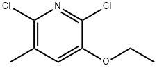 Pyridine, 2,6-dichloro-3-ethoxy-5-methyl- Structural