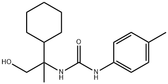 Urea, N-(1-cyclohexyl-2-hydroxy-1-methylethyl)-N'-(4-methylphenyl)- Structural
