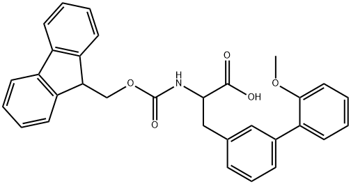 Fmoc-3-(2-methoxyphenyl)-DL-phenylalanine Structural