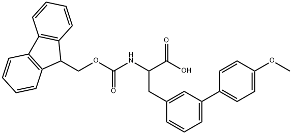 Fmoc-3-(4-methoxyphenyl)-DL-phenylalanine Structural