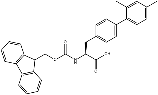 Fmoc-4-(2,4-dimethyl-phenyl)-L-phenylalanine Structural