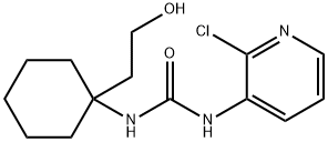 Urea, N-(2-chloro-3-pyridinyl)-N'-[1-(2-hydroxyethyl)cyclohexyl]- Structural