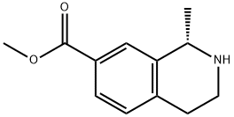 methyl (1S)-1-methyl-1,2,3,4-tetrahydroisoquinoline-7-carboxylate Structural