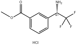 METHYL 3-((1S)-1-AMINO-2,2,2-TRIFLUOROETHYL)BENZOATE HYDROCHLORIDE
