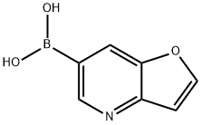 furo[3,2-b]pyridin-6-ylboronic acid Structural