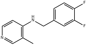 N-[(3,4-Difluorophenyl)methyl]-3-methylpyridin-4-amine Structural