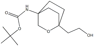 tert-Butyl (1-(2-hydroxyethyl)-2-oxabicyclo[2.2.2]octan-4-yl)carbamate Structural