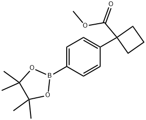 methyl 1-[4-(4,4,5,5-tetramethyl-1,3,2-dioxaborolan-2-yl)phenyl]cyclobutane-1-carboxylate