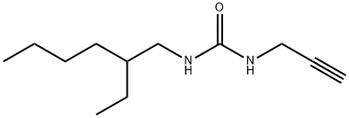 Urea, N-(2-ethylhexyl)-N'-2-propyn-1-yl- Structural
