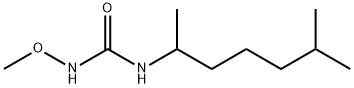 Urea, N-(1,5-dimethylhexyl)-N'-methoxy- Structural