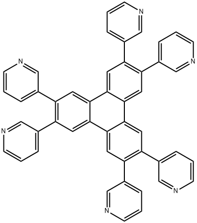 2,3,6,7,10,11-hexa(pyridine-3-yl)triphenylene Structural