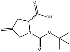 4-Methylene-1-Boc-D-proline Structural