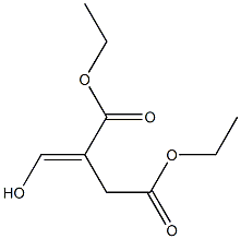 1,4-diethyl (2E)-2-(hydroxymethylidene)butanedioate Structural