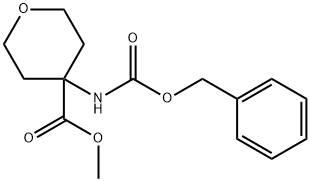 Methyl 4-(Cbz-amino)tetrahydropyran-4-carboxylate Structural