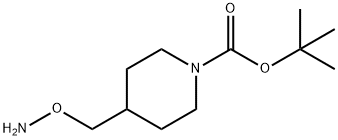 tert-Butyl 4-((aminooxy)methyl)piperidine-1-carboxylate Structural