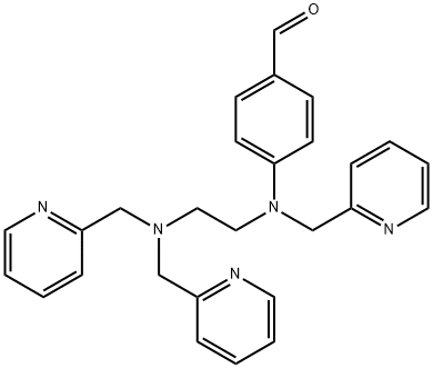 Benzaldehyde, 4-[[2-[bis(2-pyridinylmethyl)amino]ethyl](2-pyridinylmethyl)amino]- Structural