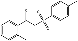 Ethanone, 1-(2-methylphenyl)-2-[(4-methylphenyl)sulfonyl]- Structural