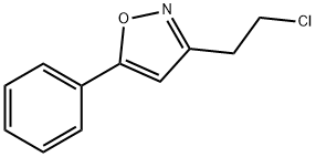 Isoxazole, 3-(2-chloroethyl)-5-phenyl- Structural